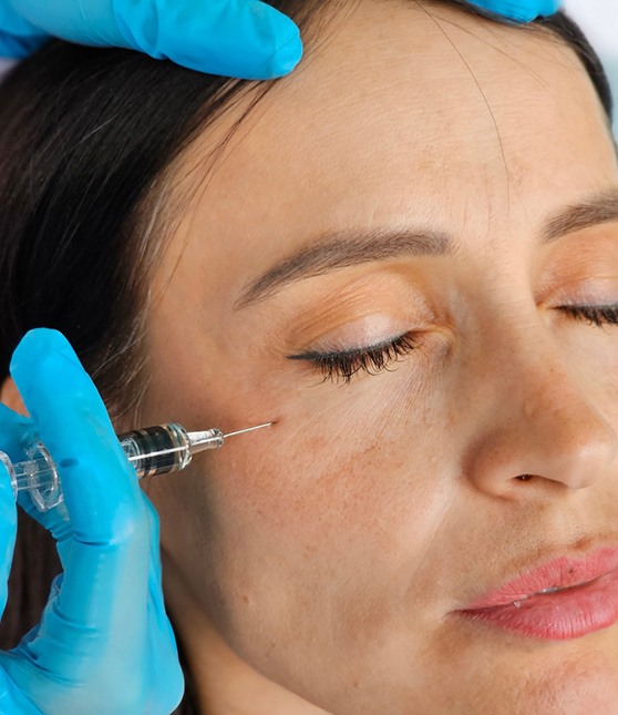  Patient receiving dermal fillers 
